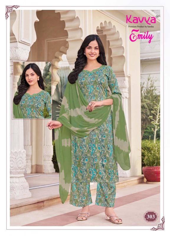 Kavya Emily Vol 3 catalog Capsule Foil buy kurti set india rush