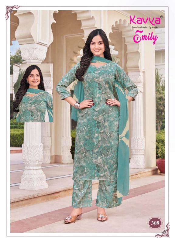 Kavya Emily Vol 3 catalog Capsule Foil buy kurti set india rush