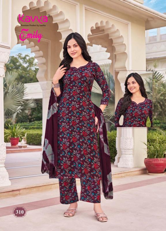 Kavya Emily Vol 3 catalog Capsule Foil buy kurti set india rush