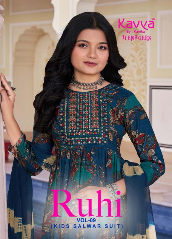 Kavya Ruhi Vol 9 catalog low price kids kurtis online india rush