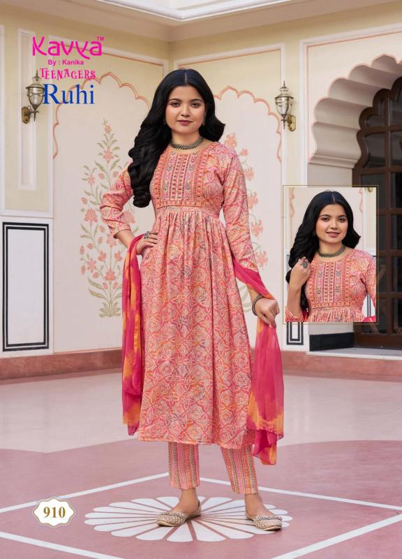 Kavya Ruhi Vol 9 catalog low price kids kurtis online india rush