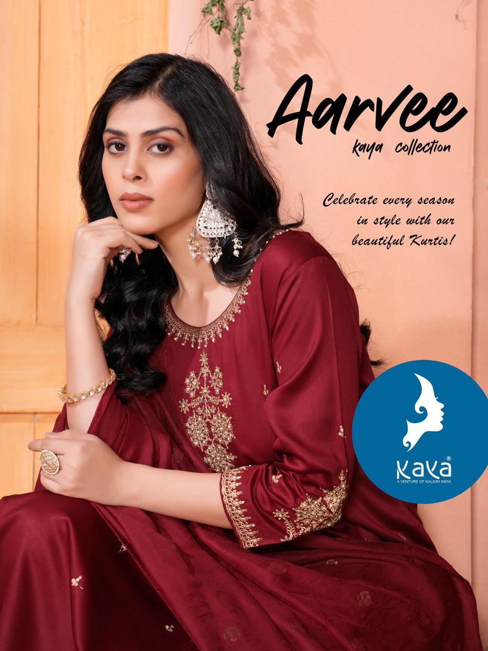 Kaya Aarvee Catalog buy readymade wedding kurtis online india