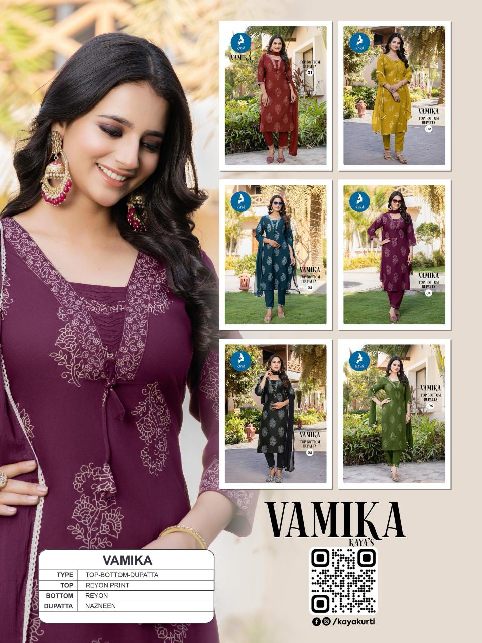 Kaya Vamika catalog kurti pant set online india