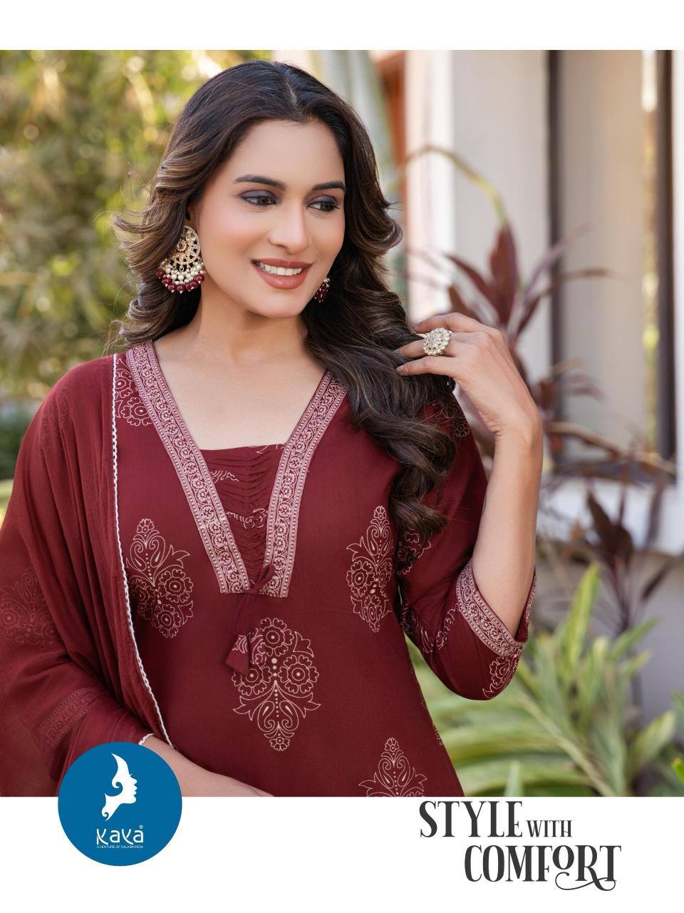 Kaya Vamika catalog kurti pant set online india