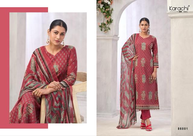 Kesar Karachi Faiza catalog wholesale dress material market in navi mumbai