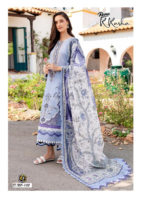 KevalFab K.Kasha Remix Vol-01 - Karachi Dress Material  - Wholesale Catalog