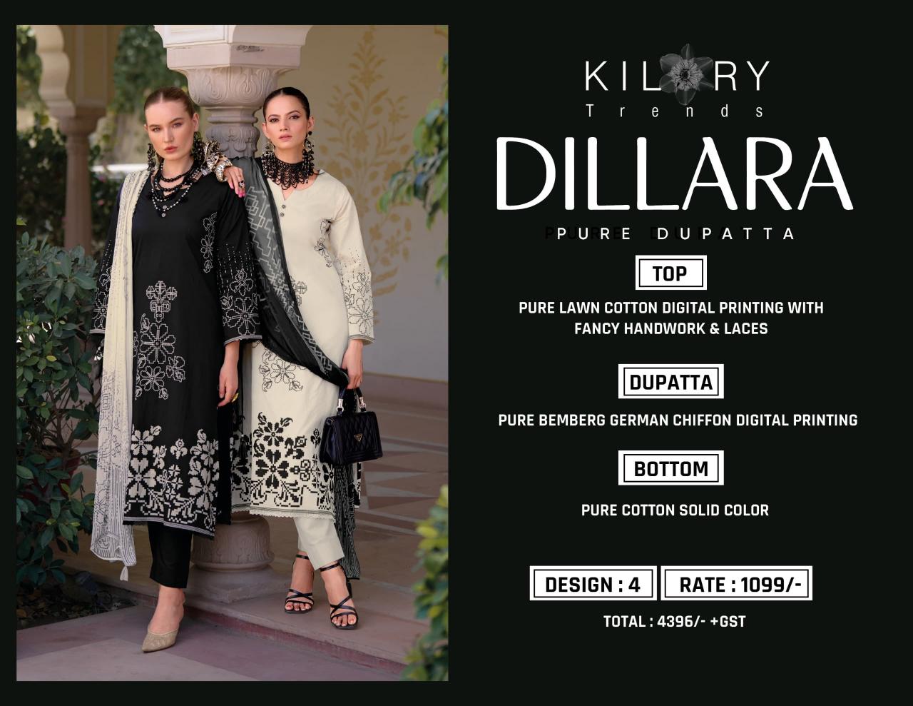 Kilory Dillara catalog salwar kameez wholesale surat