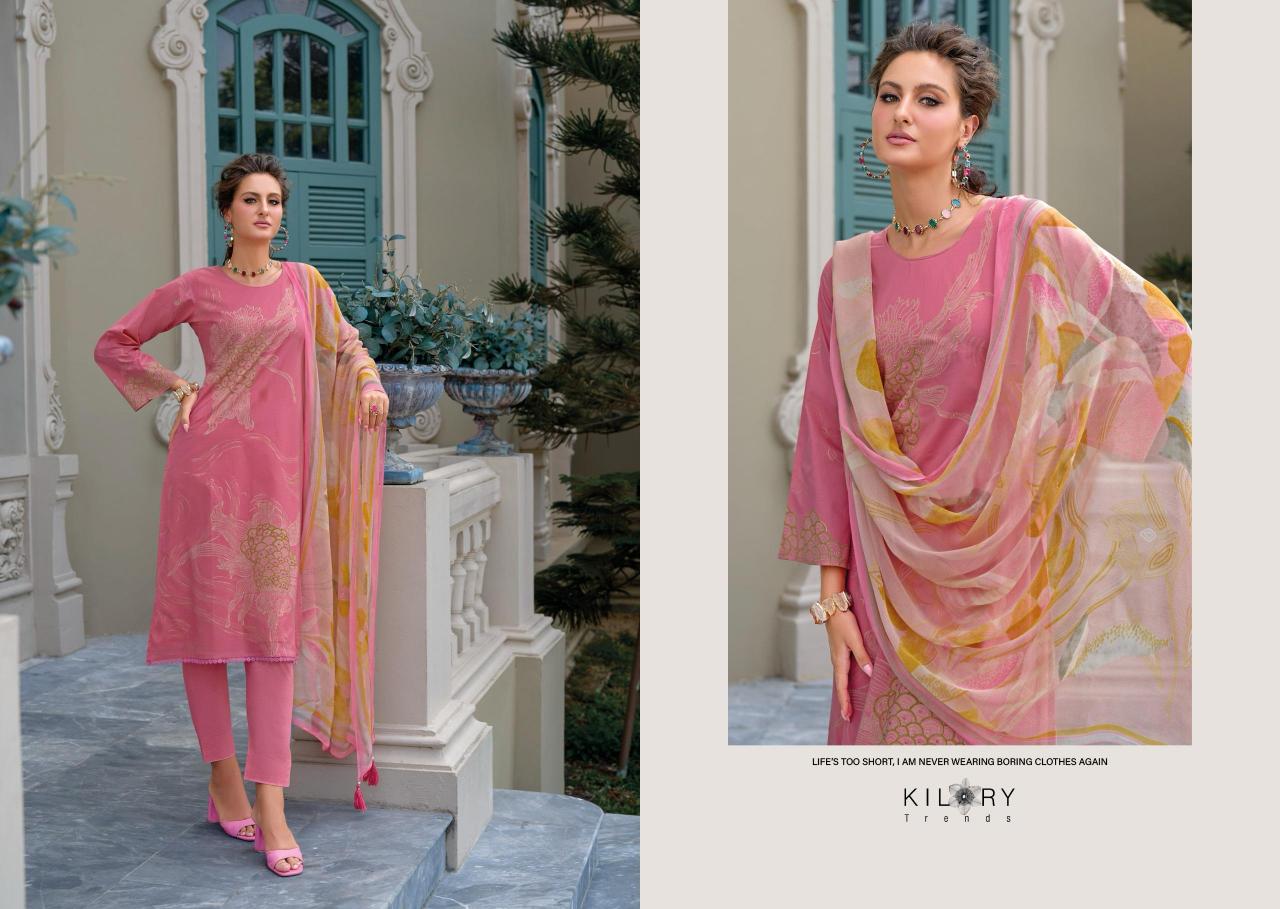 Kilory Wafa Catalog ludhiyana design salwar kameez wholesale exporter