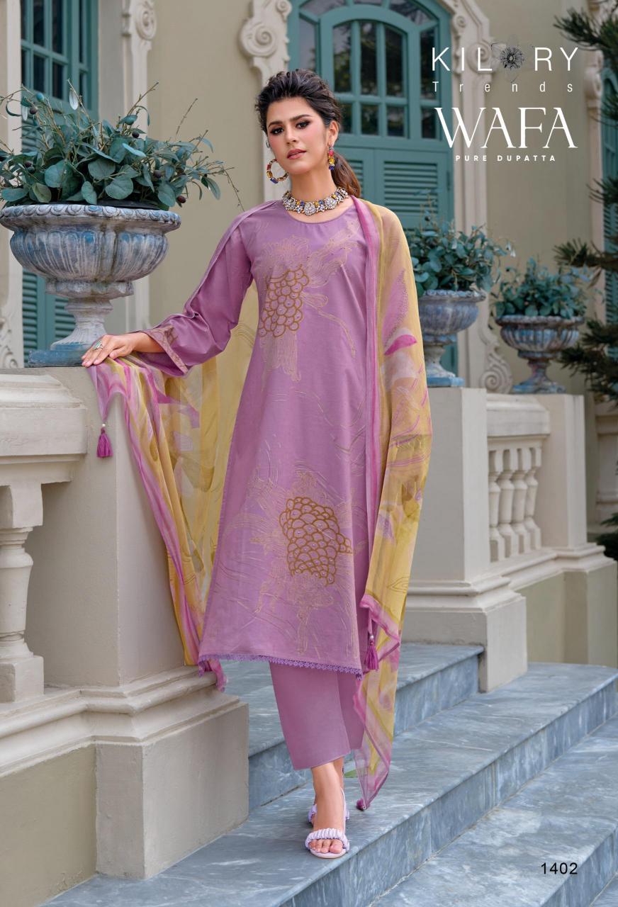 Kilory Wafa Catalog ludhiyana design salwar kameez wholesale exporter