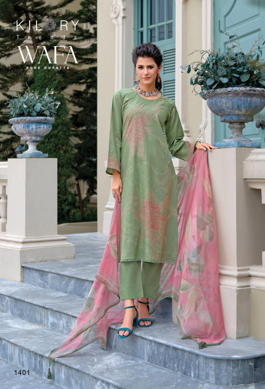 Kilory Wafa Catalog ludhiyana design salwar kameez wholesale exporter