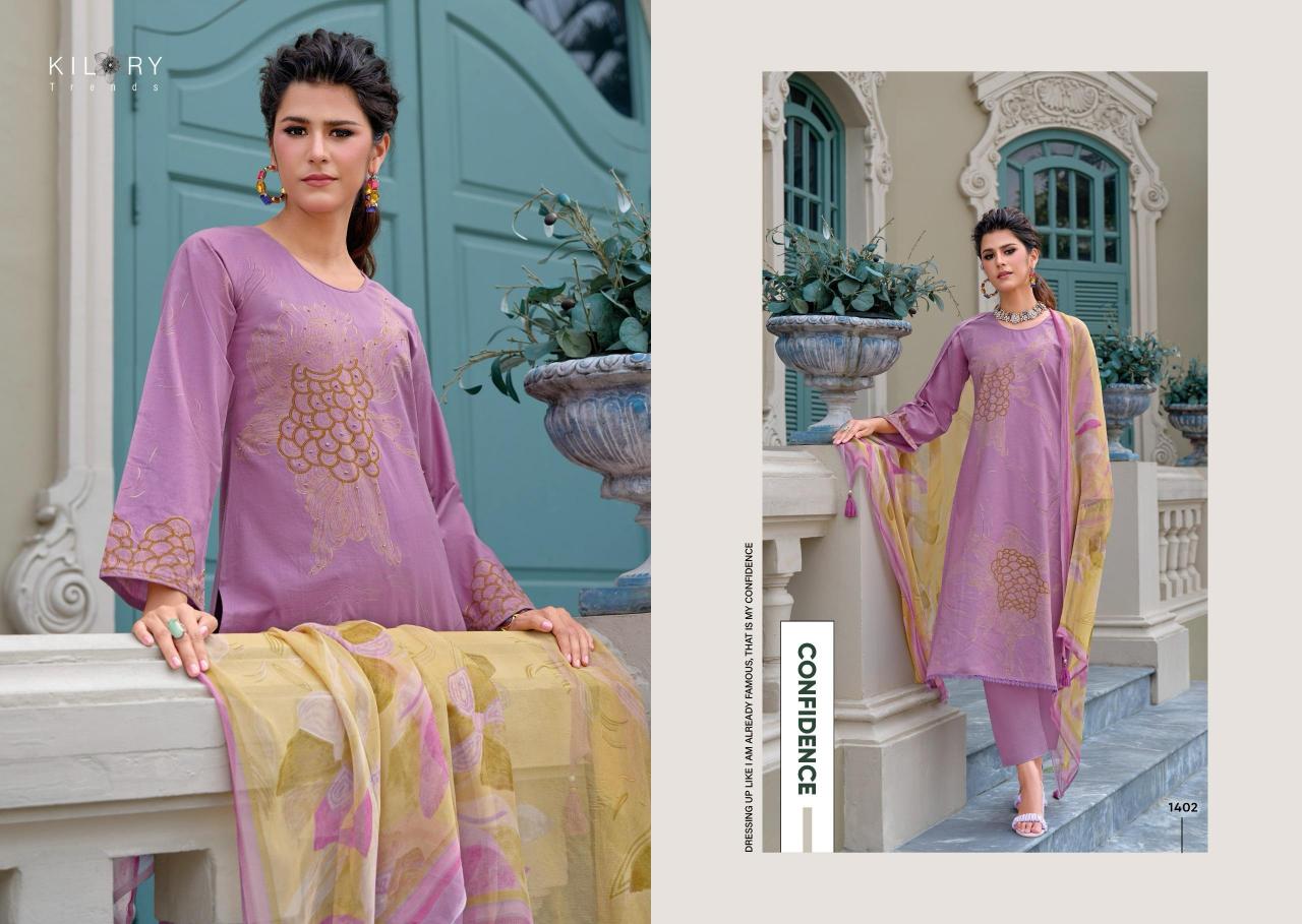 Kilory Wafa Catalog ludhiyana design salwar kameez wholesale exporter