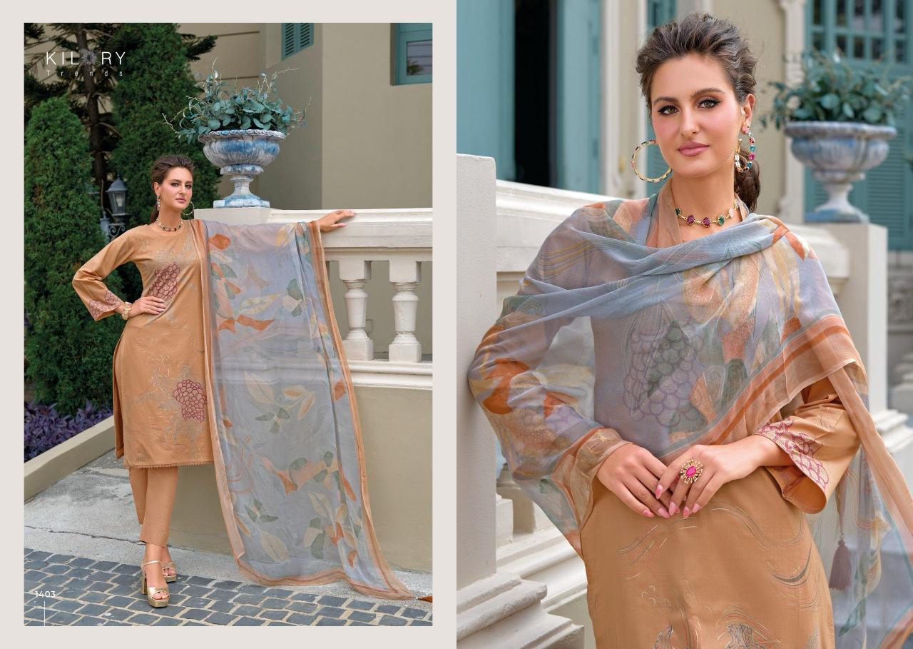 Kilory Wafa Catalog ludhiyana design salwar kameez wholesale exporter