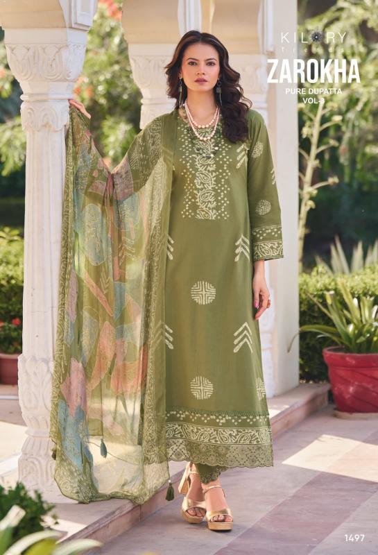 Kilory Zarokha Vol 3 Catalog unstitched salwar kameez wholesalers in mumbai