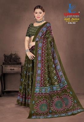 Lakhani South Masleen Vol-1 – Cotton Sarees - Wholesale Catalog