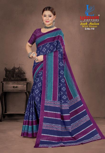 Lakhani South Masleen Vol-1 – Cotton Sarees - Wholesale Catalog