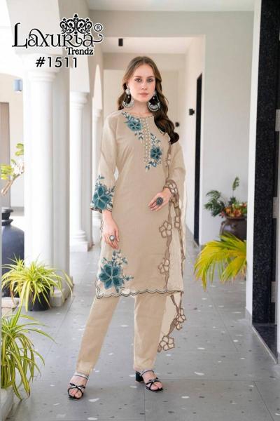 Laxuria Trendz 1511 catalog pakistani fancy suit designs