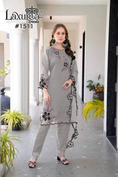 Laxuria Trendz 1511 catalog pakistani fancy suit designs