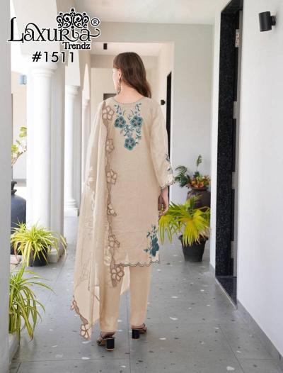 Laxuria Trendz 1511 catalog pakistani fancy suit designs