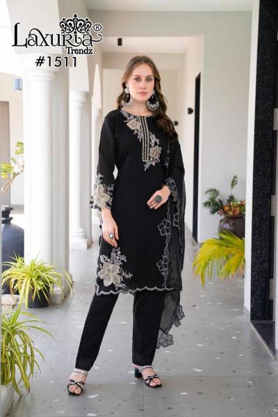Laxuria Trendz 1511 catalog pakistani fancy suit designs