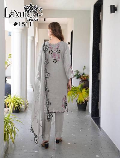 Laxuria Trendz 1511 catalog pakistani fancy suit designs