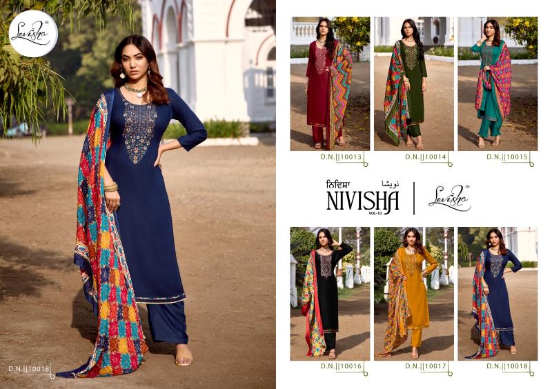 Levisha Nivisha Vol 10 Catalog wholesale dealers in hyderabad for dress material