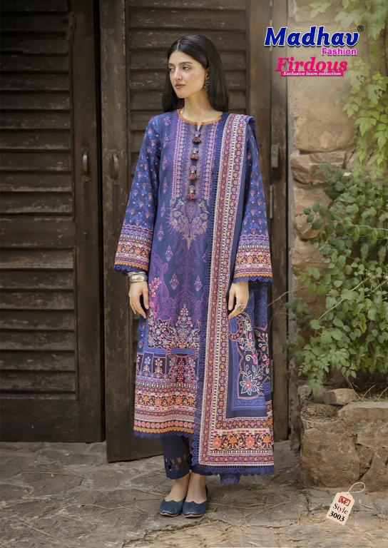 Madhav Firdous Vol-3 – Karachi Dress Material - Wholesale Catalog