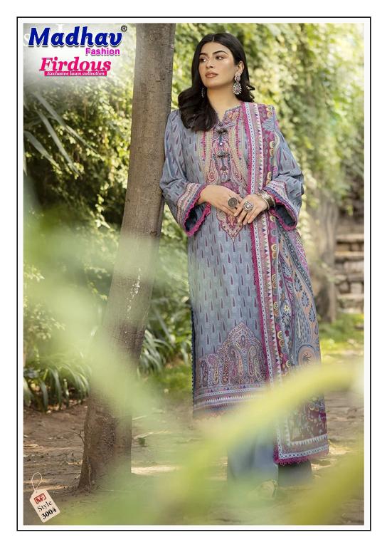 Madhav Firdous Vol-3 – Karachi Dress Material - Wholesale Catalog