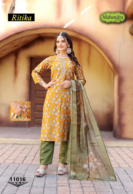 Mahendra Ritika Vol 2 catalog designer kurti suppliers in india