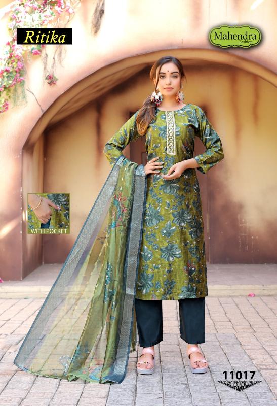Mahendra Ritika Vol 2 catalog designer kurti suppliers in india