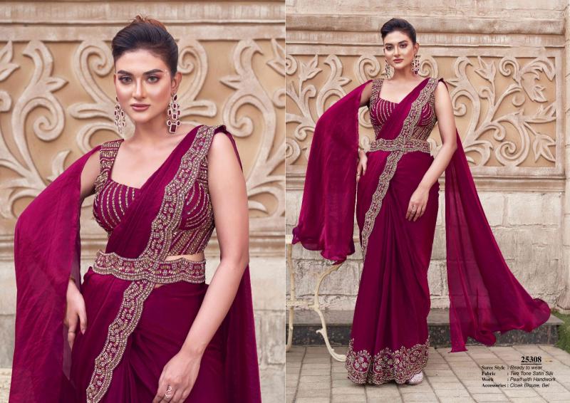 Mahotsav Mohmanthan 25300 Series Luna Catalog readymade sarees buy online india