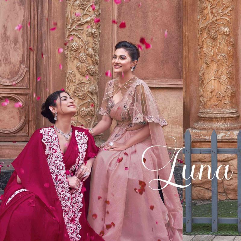 Mahotsav Mohmanthan 25300 Series Luna Catalog readymade sarees buy online india