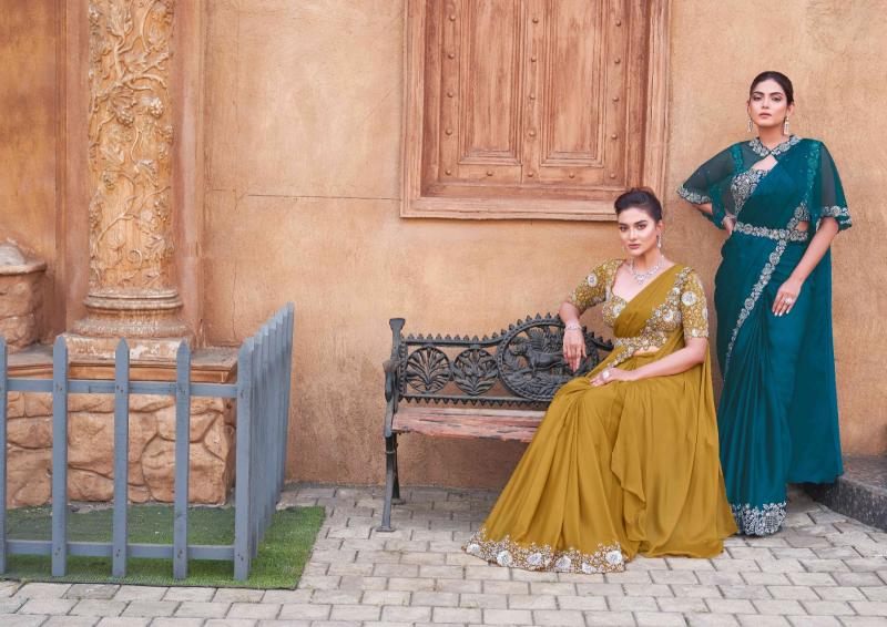 Mahotsav Mohmanthan 25300 Series Luna Catalog readymade sarees buy online india