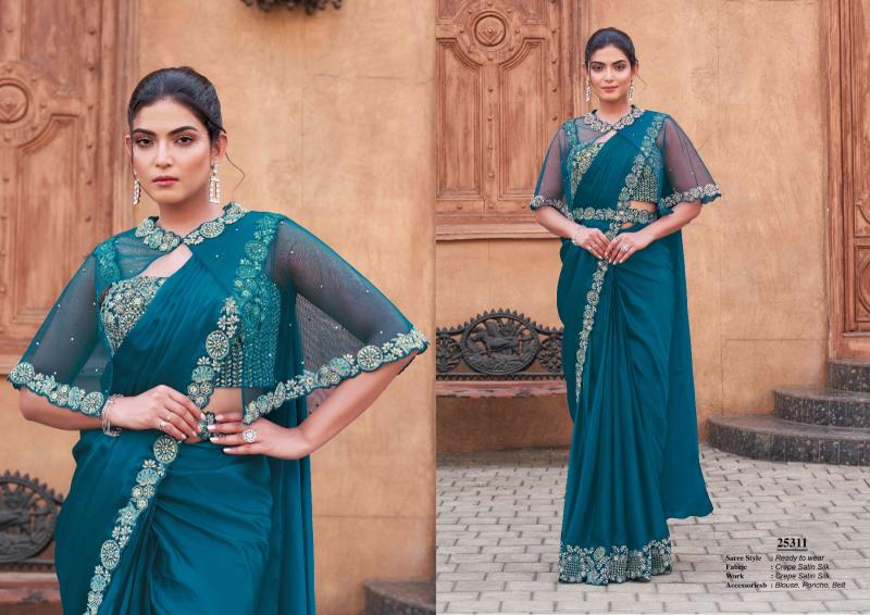 Mahotsav Mohmanthan 25300 Series Luna Catalog readymade sarees buy online india