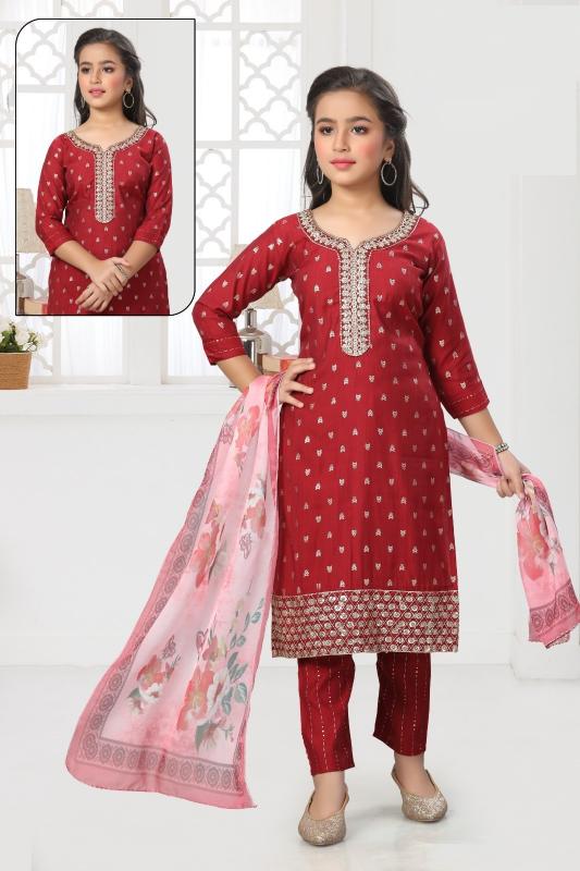 Malini Pant Suit Vol 6 catalog Roman Printed Kids suti india kurtis