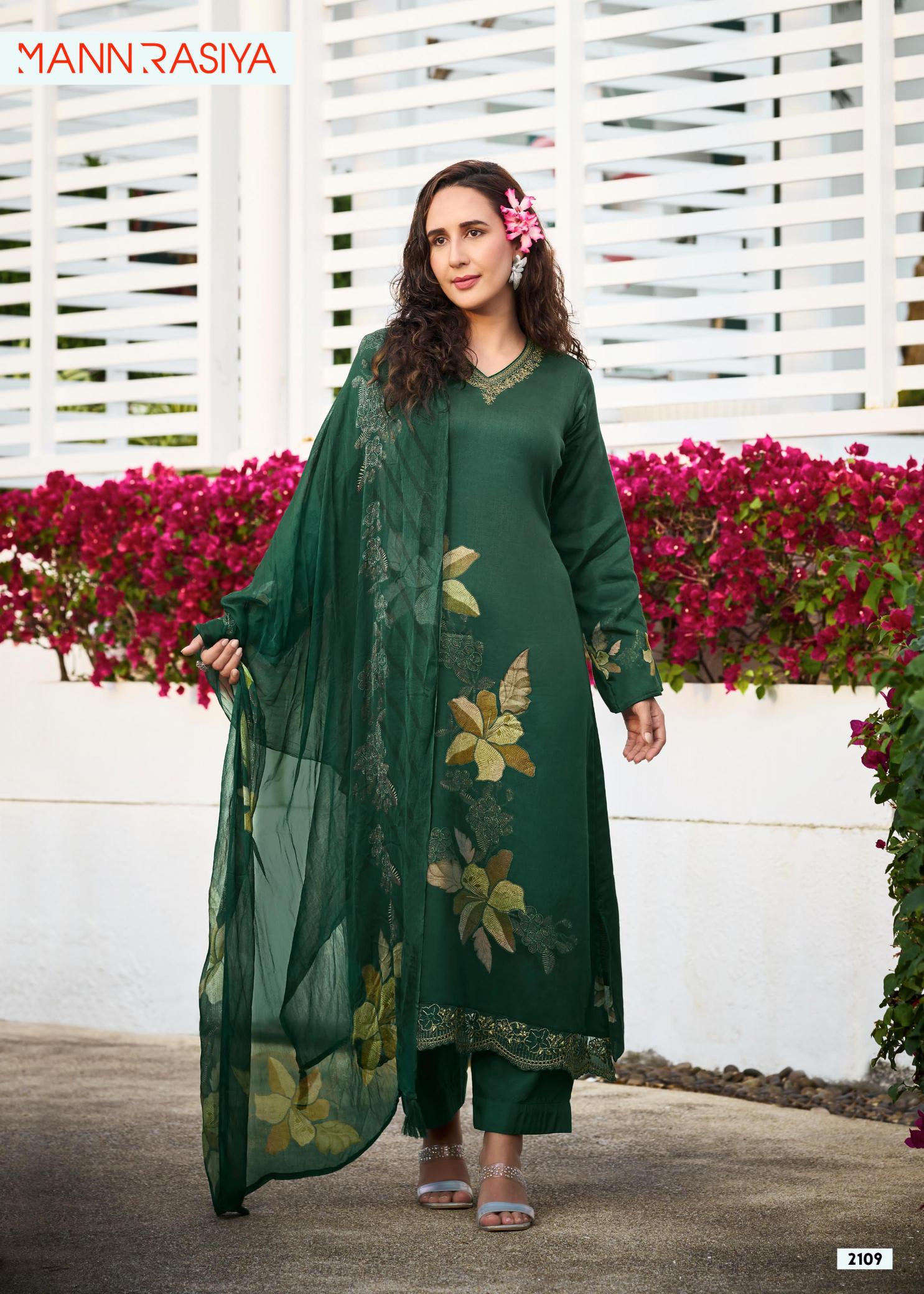 Mannrasiya Kavish Catalog wholesale dress material high quality