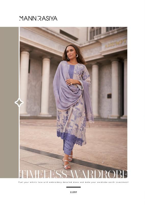 Mannrasiya Violetta Catalog wholesale dress material market in mumbai borivali
