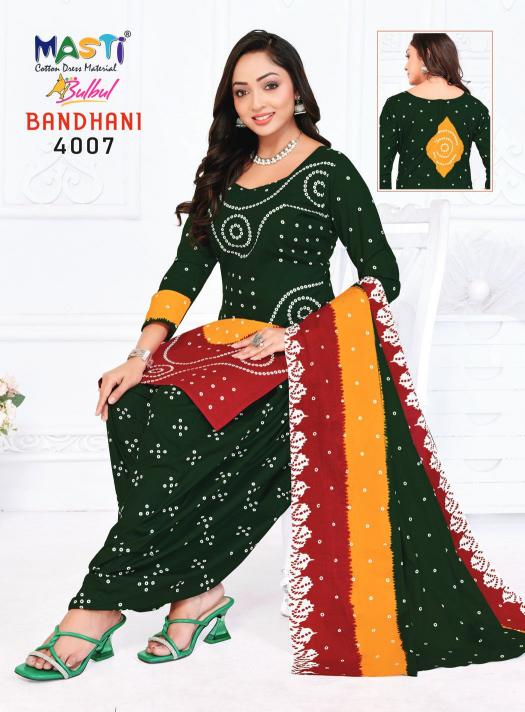 Masti Bulbul Bandhani Vol-04 - Dress Material  - Wholesale Catalog