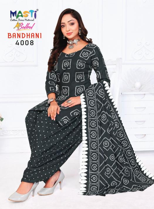 Masti Bulbul Bandhani Vol-04 - Dress Material  - Wholesale Catalog