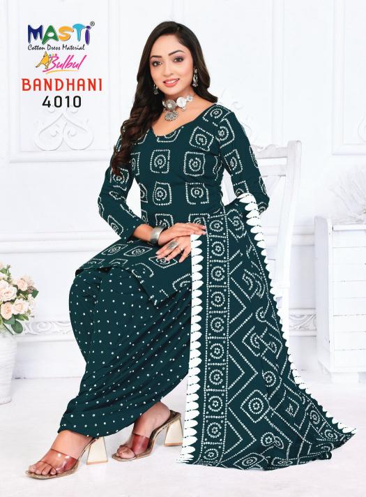 Masti Bulbul Bandhani Vol-04 - Dress Material  - Wholesale Catalog