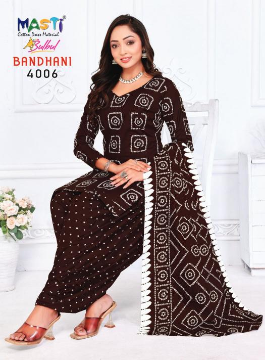 Masti Bulbul Bandhani Vol-04 - Dress Material  - Wholesale Catalog
