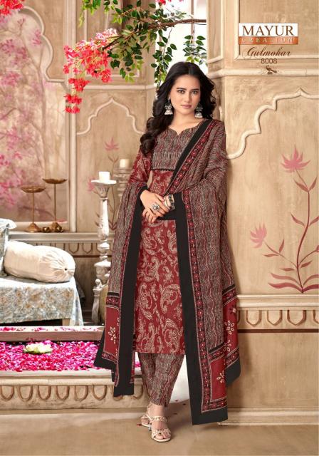 Mayur Gulmohar Vol-8 – Kurti Pant With Dupatta - Wholesale Catalog