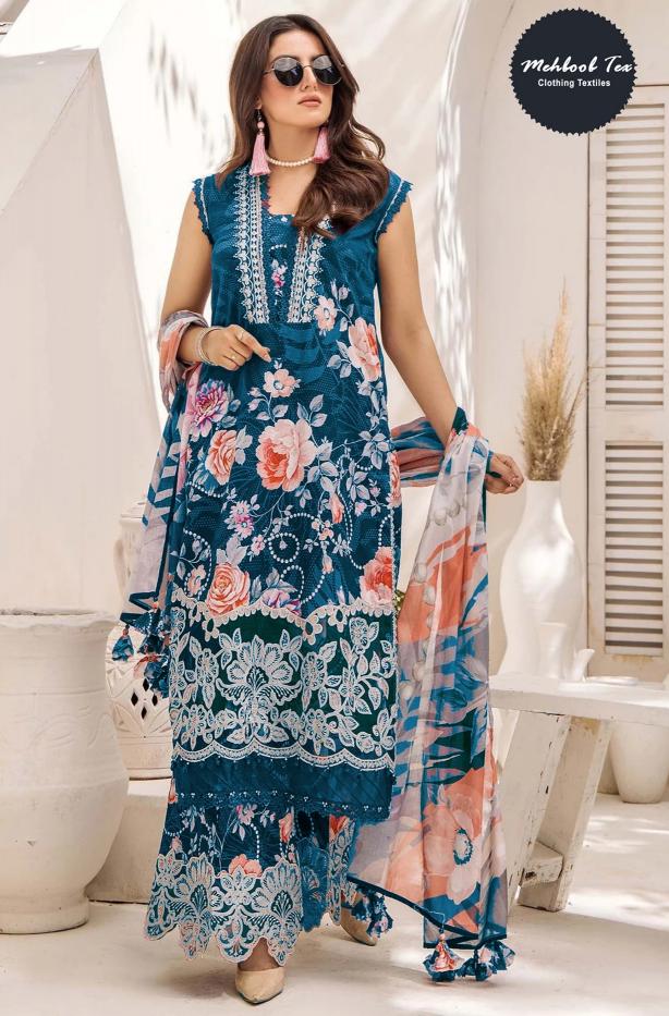 Mehboob Tex 1529 And 1531 Catalog Chiffon Dupatta pakistani fancy suits online