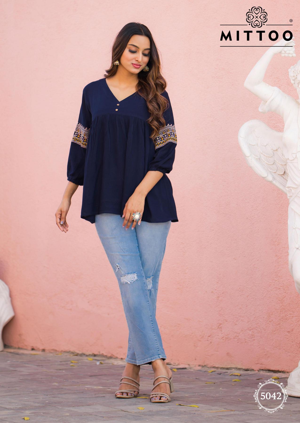 Mittoo Victoria Vol 8 Catalog short kurti design 2025 in india