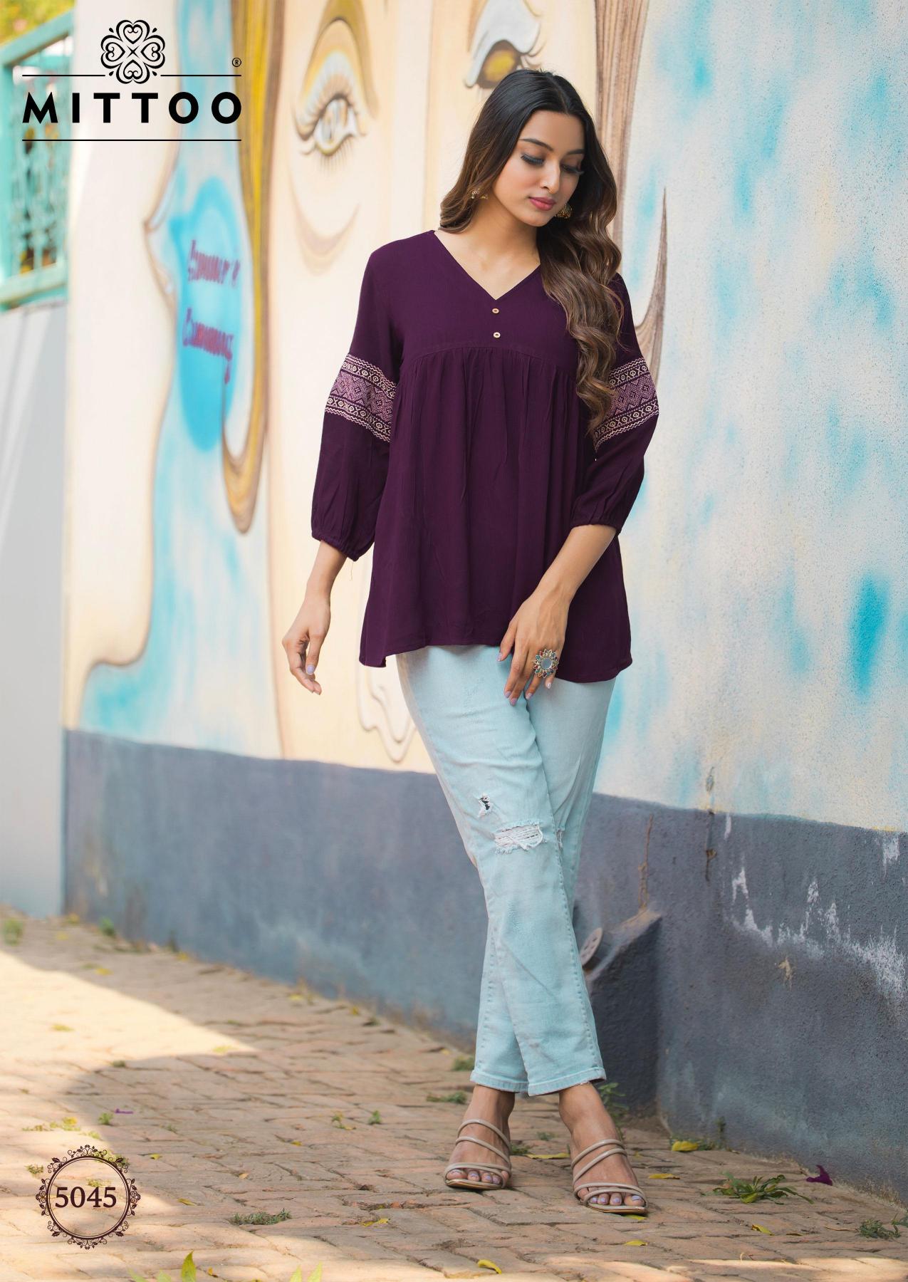 Mittoo Victoria Vol 8 Catalog short kurti design 2025 in india