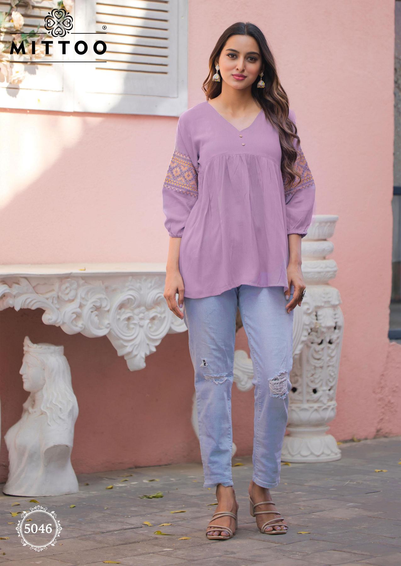 Mittoo Victoria Vol 8 Catalog short kurti design 2025 in india