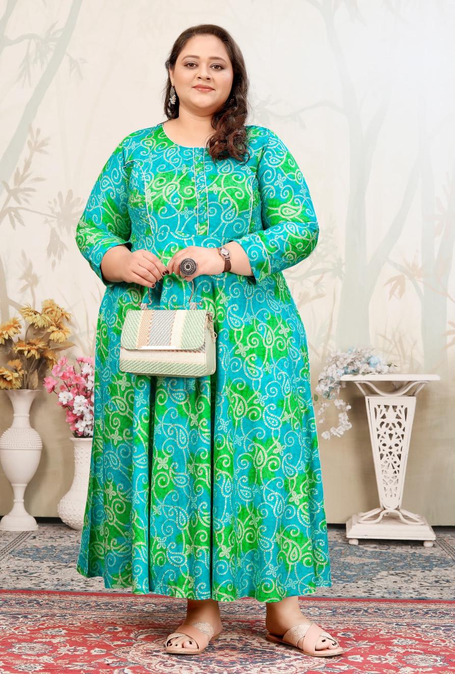 Moksh International Plus Size Joy Vol 2 catalog plus size long kurtis online india