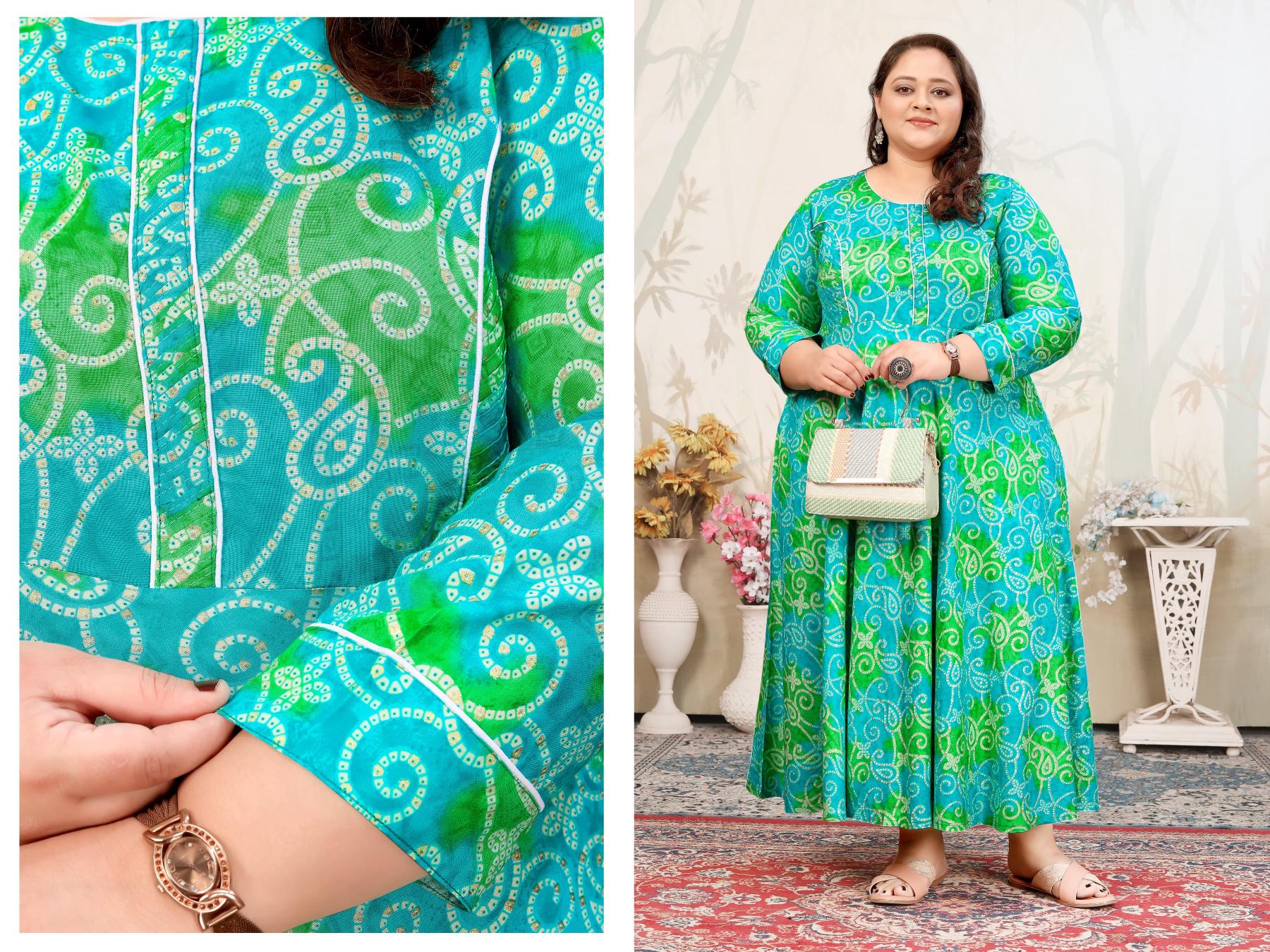 Moksh International Plus Size Joy Vol 2 catalog plus size long kurtis online india
