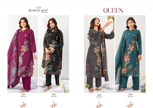 Mumtaz Arts Queen Muslin catalog udhagand wholesale dress materials