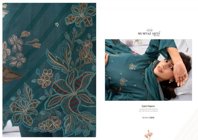 Mumtaz Arts Queen Muslin catalog udhagand wholesale dress materials