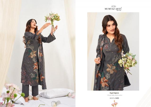Mumtaz Arts Queen Muslin catalog udhagand wholesale dress materials